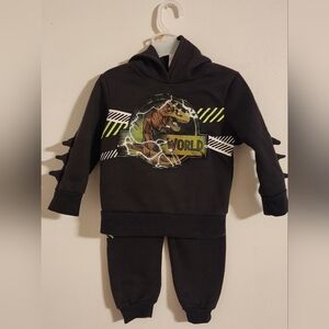 Jurassic World Lenticular Hoodie and Pants 2 Piece Set for Toddlers Size 2